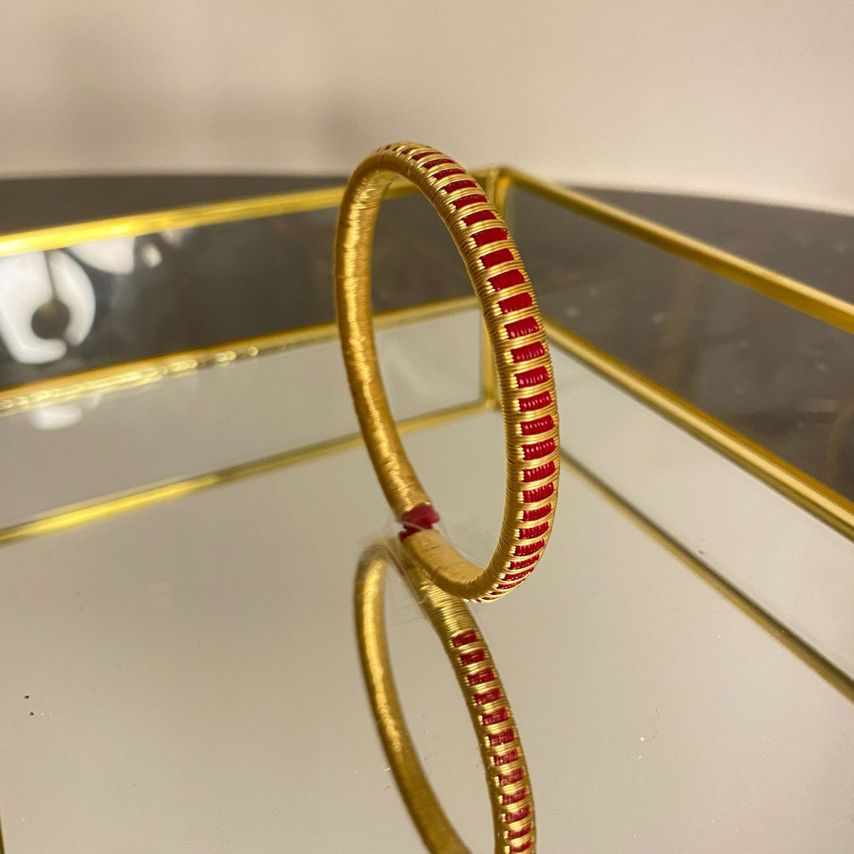 Bracelet Artisanal Slim Rouge
