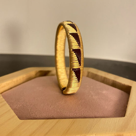 Bracelet Artisanal  Montagne Bordeaux