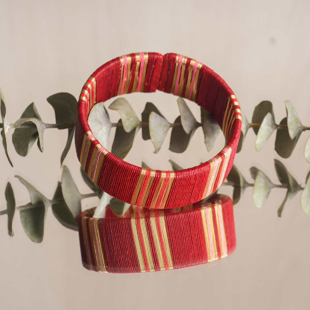 Manchette Artisanal Rouge