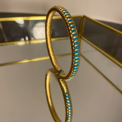 Handcrafted Slim Turquoise Bracelet