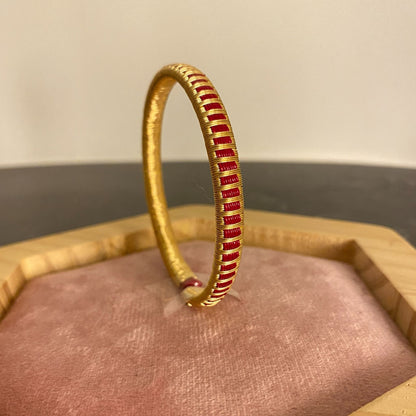 Slim Handmade Red Bracelet