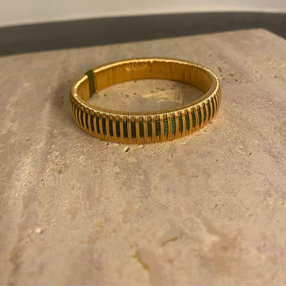 Bracelet Artisanal Pluie-Vert Forêt