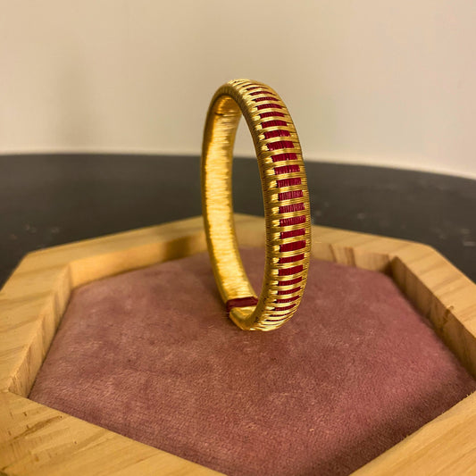 Bracelet Artisanal Pluie-Rouge