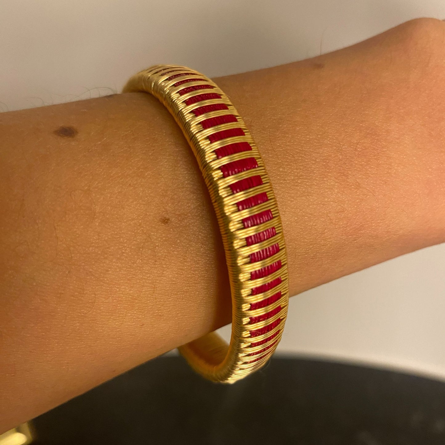 Red Rain Handmade Bracelet