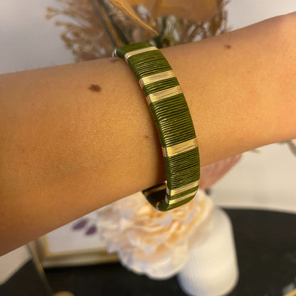Forest Green Artisan Bracelet