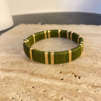 Forest Green Artisan Bracelet