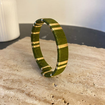 Forest Green Artisan Bracelet