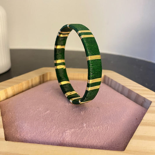 Bracelet Artisanal Vert Émeraude