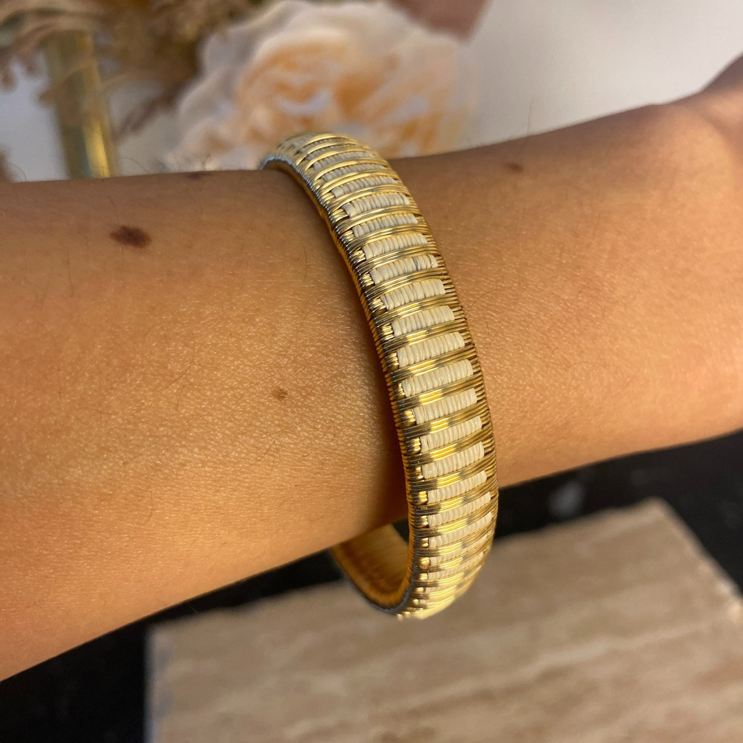 Handmade Bracelet Rain-White