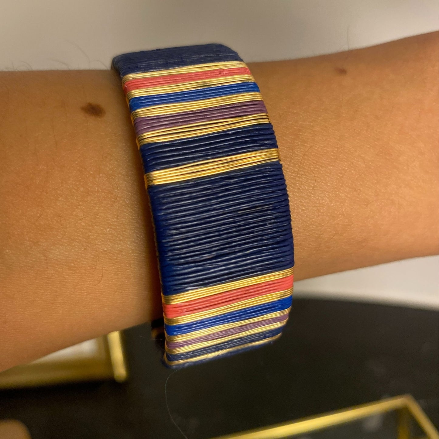 Oneli Blue Artisan Cuff