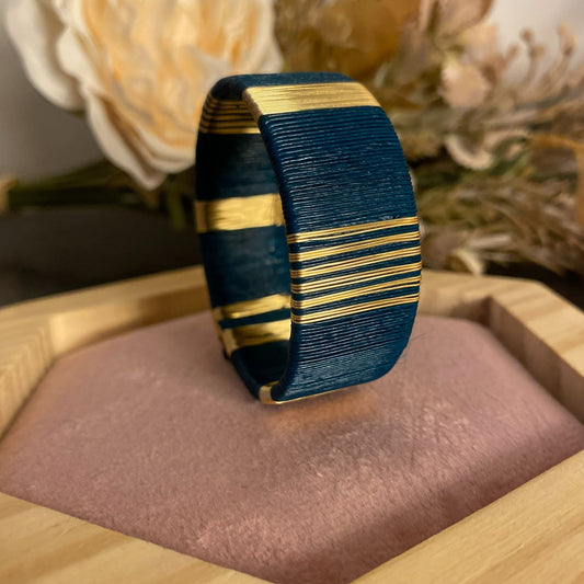 Manchette  Artisanal Vert Émeraude