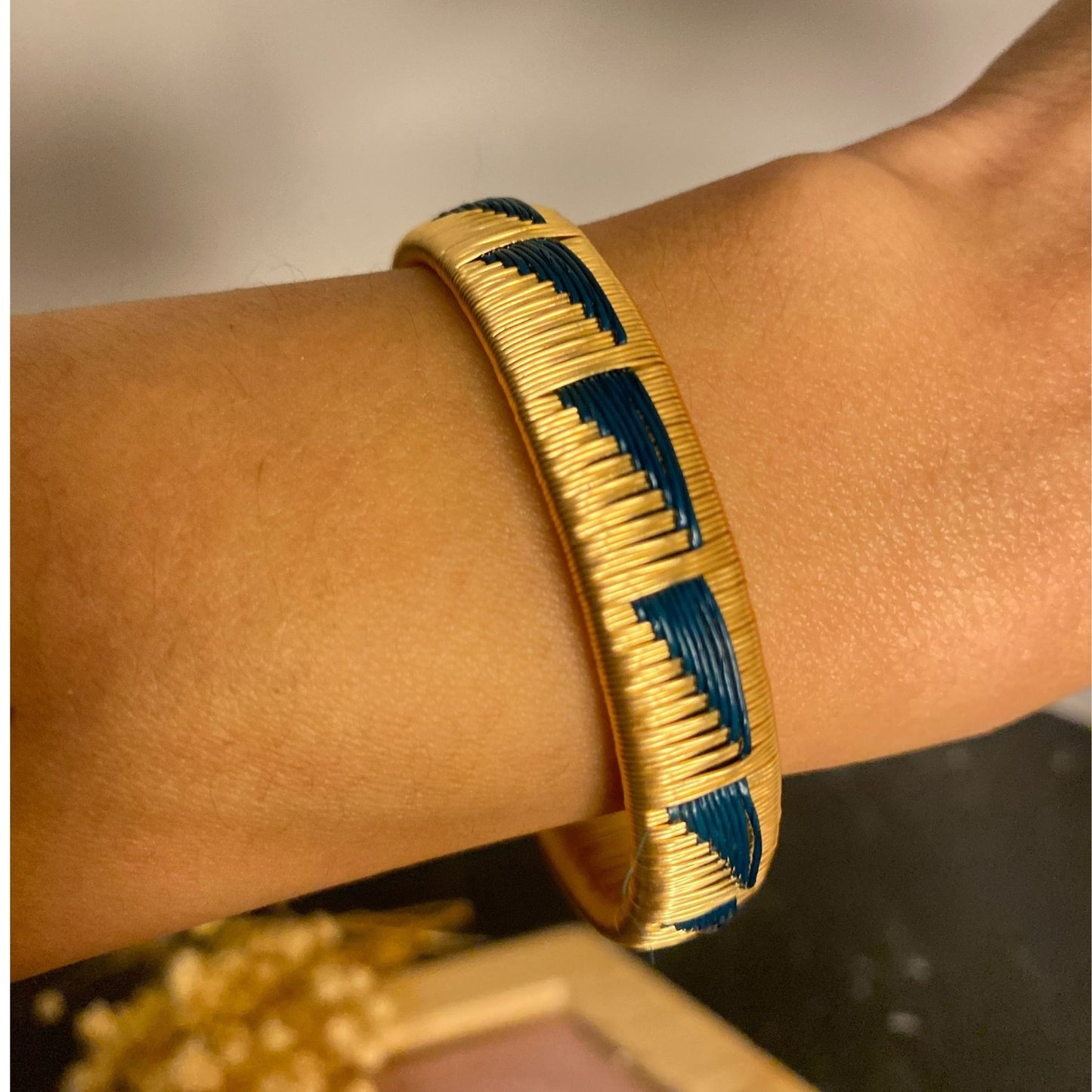 Handmade Emerald Green Mountain Bracelet