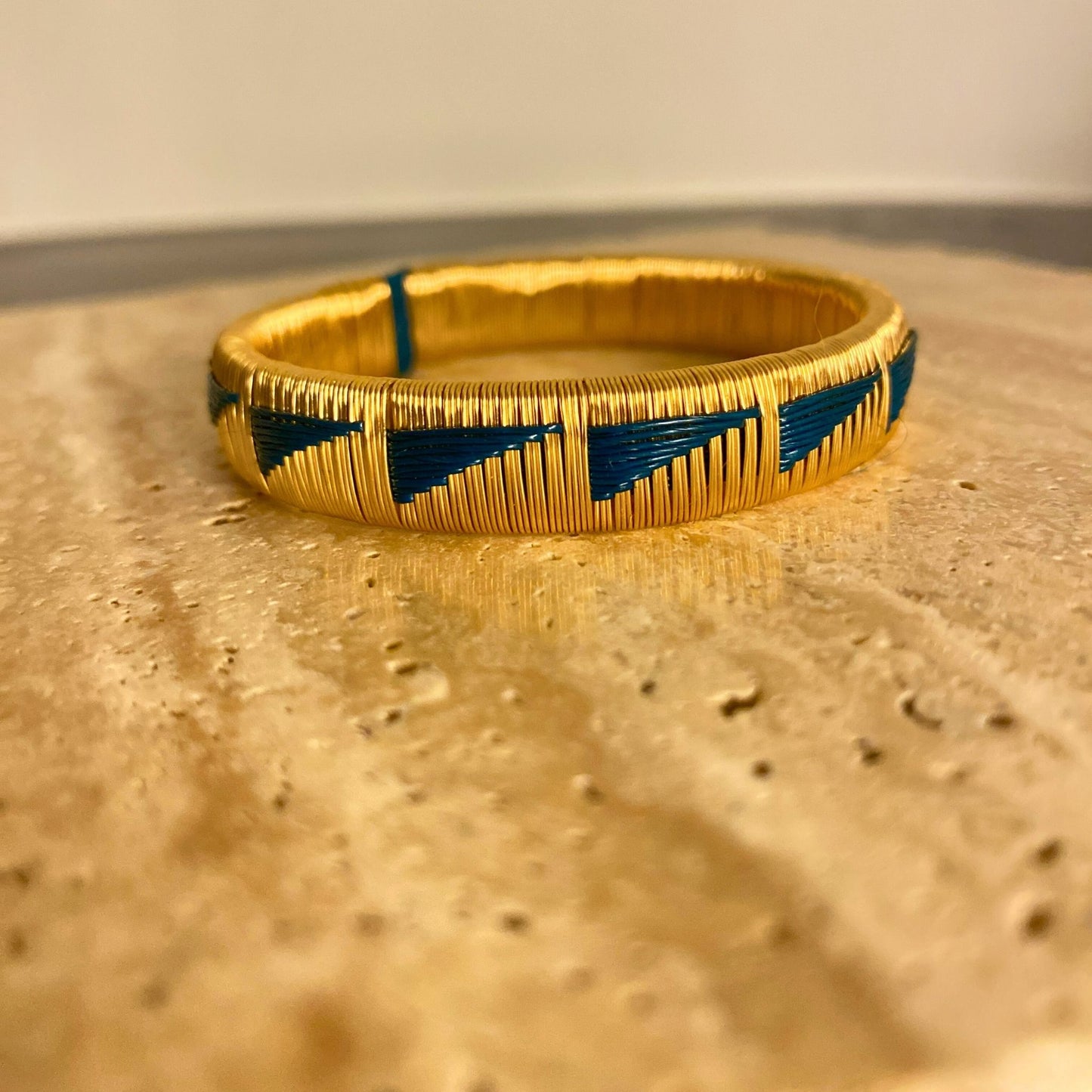 Handmade Emerald Green Mountain Bracelet