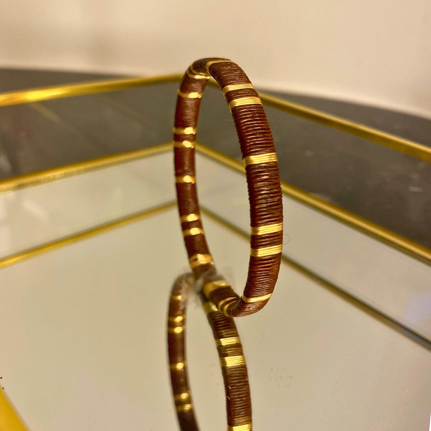 Thin Artisan Cacao Bracelet