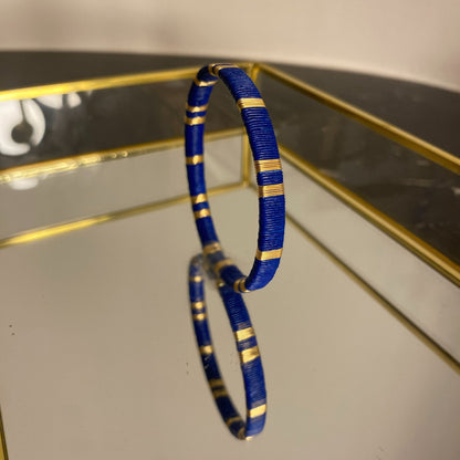 Handmade Slim Blue Bracelet