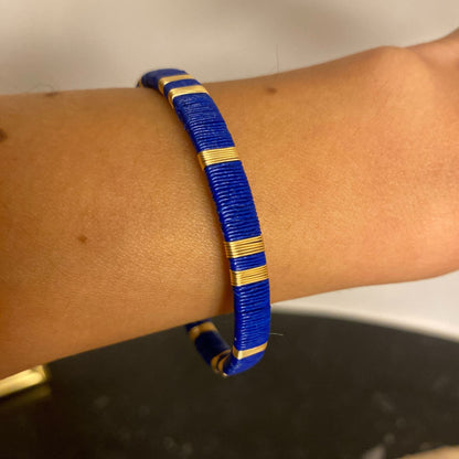Handmade Slim Blue Bracelet