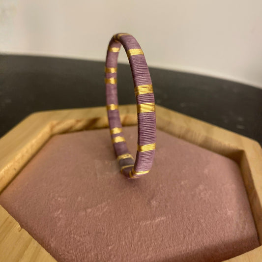 Bracelet Artisanal Slim Lilas
