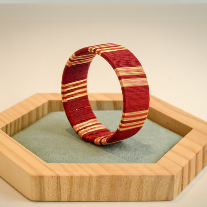 Manchette Artisanal Rouge