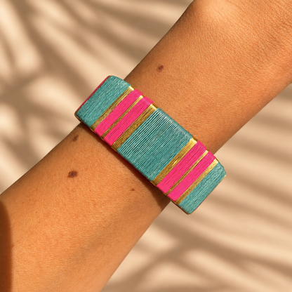 Manchette Artisanal Oneli Pink