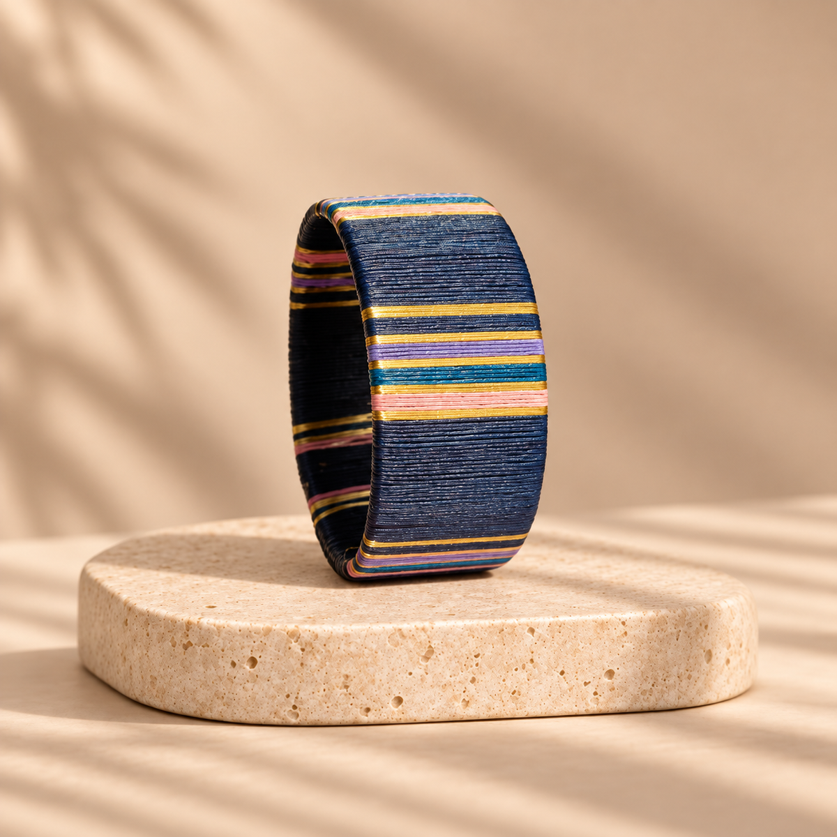 Manchette Artisanal Oneli Blue