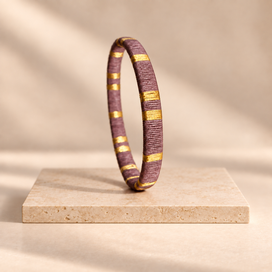 Bracelet Artisanal Slim Lilas