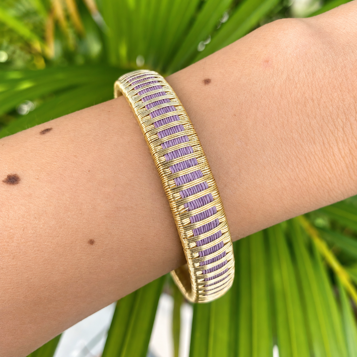 Bracelet Artisanal Pluie-Lilas