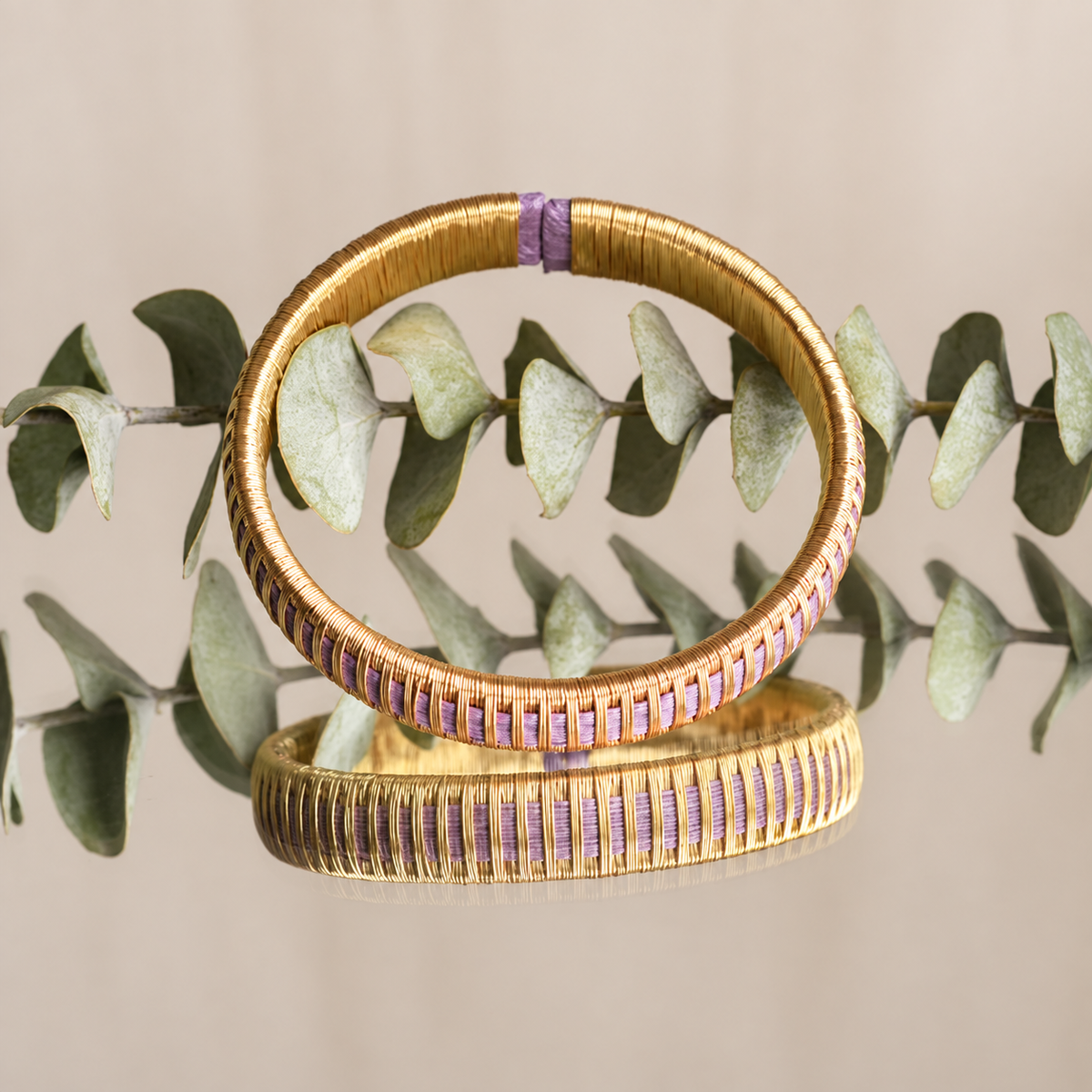 Bracelet Artisanal Pluie-Lilas