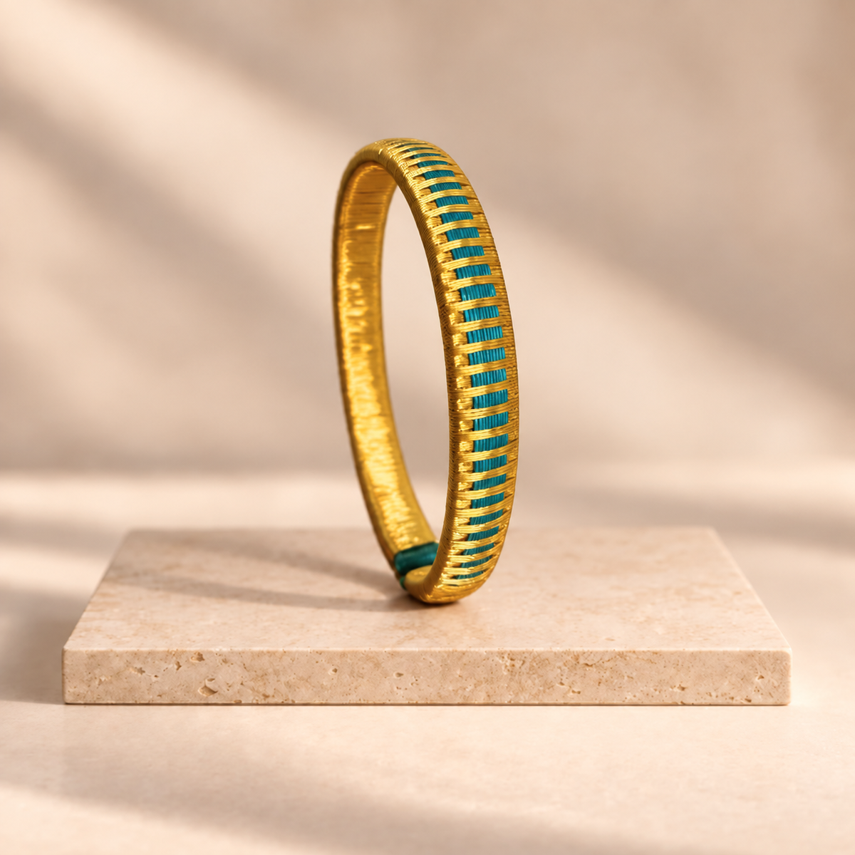 Bracelet Artisanal Pluie-Turquoise