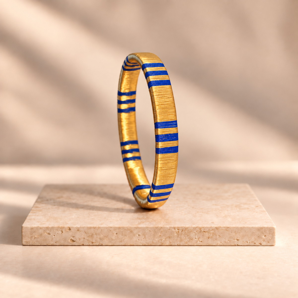 Bracelet Artisanal Lines Blue