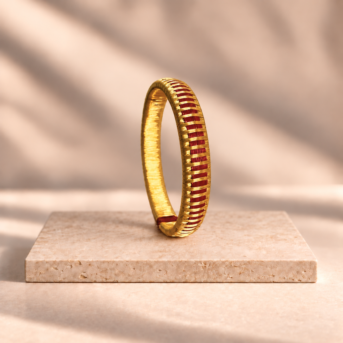 Bracelet Artisanal Pluie-Rouge