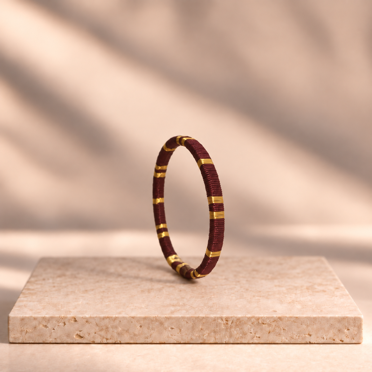 Bracelet Artisanal Slim Bordeaux