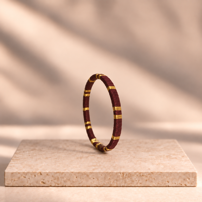 Bracelet Artisanal Slim Bordeaux