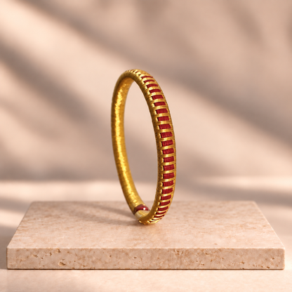 Bracelet Artisanal Slim Rouge