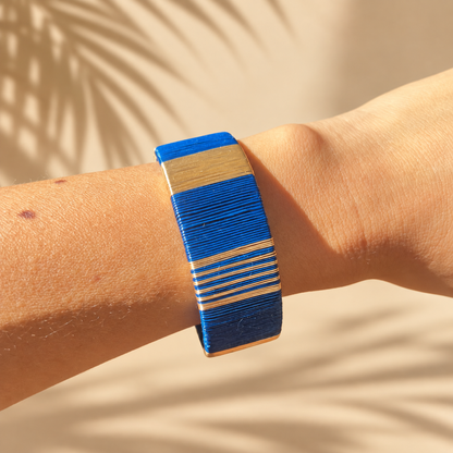 Manchette  Artisanal Blue