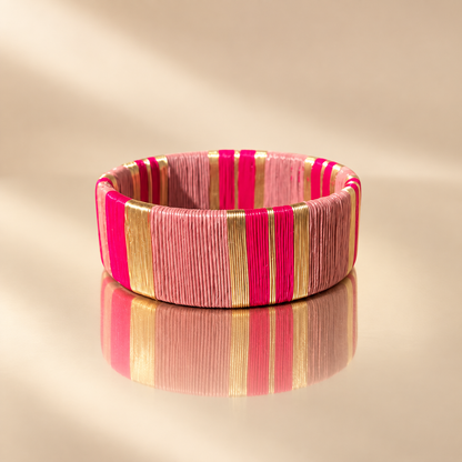 Manchette Artisanal Rose