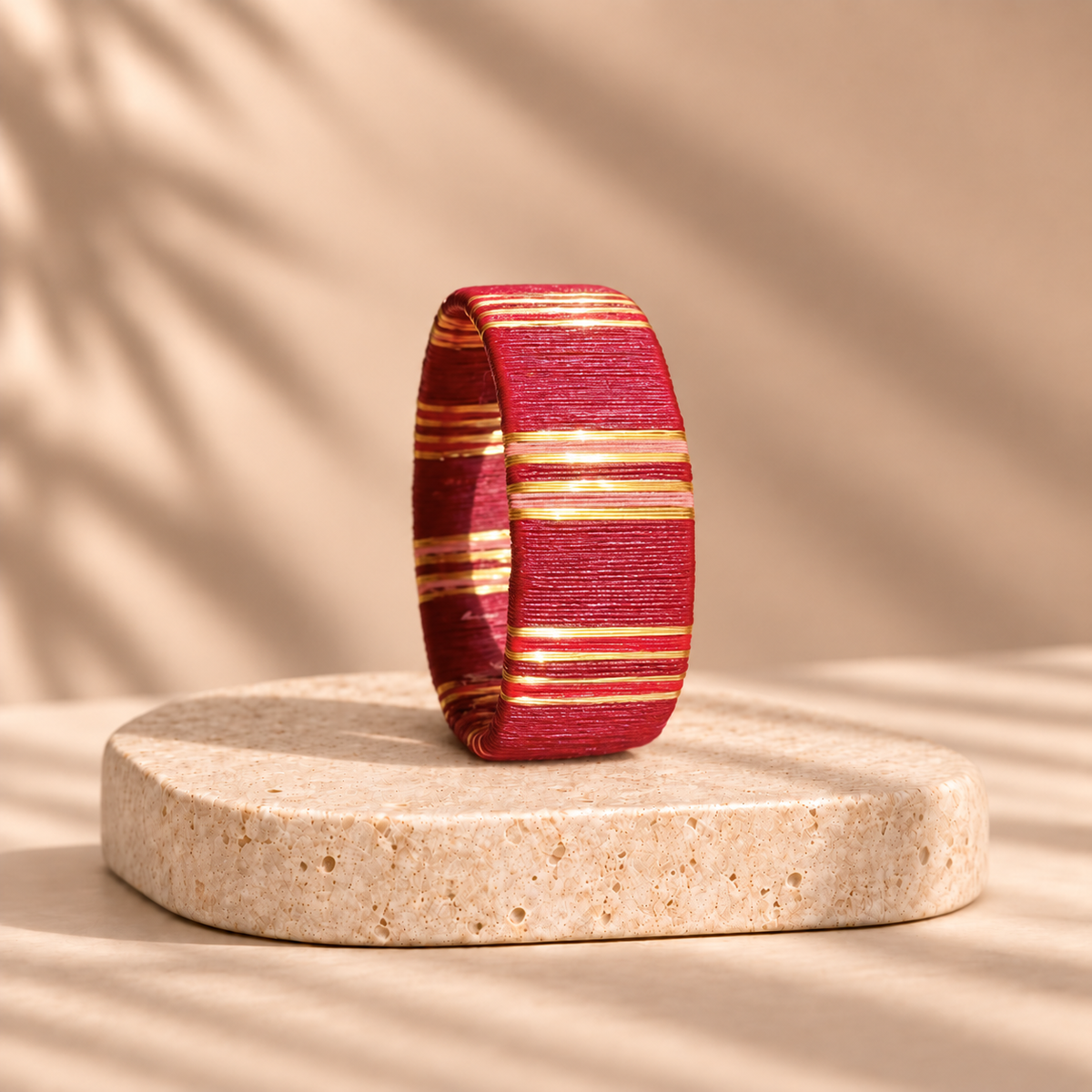 Manchette Artisanal Rouge