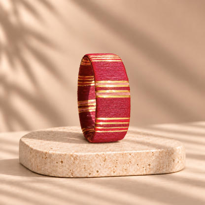 Manchette Artisanal Rouge